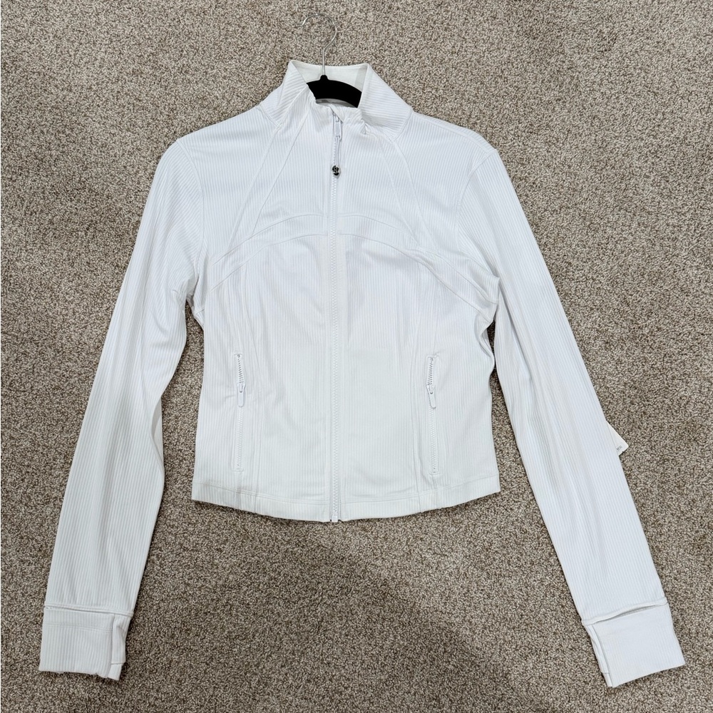 Lululemon Define Cropped Jacket *Nulu Ribbed* Size 10